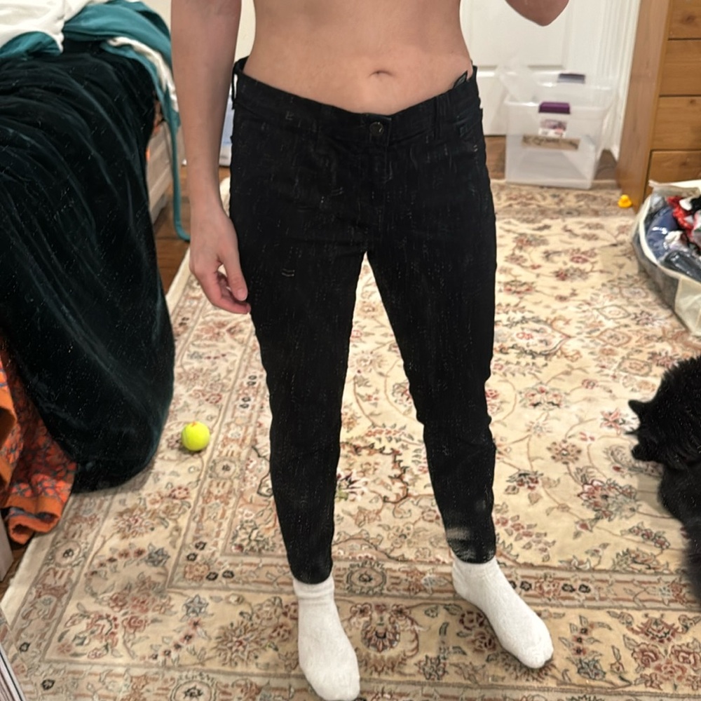 J BRAND Black Capri Pant size 29